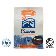 Load image into Gallery viewer, 120z Colombian Origin Coffee | Dark roasted whole bean coffee | the devil's brew | organic coffee