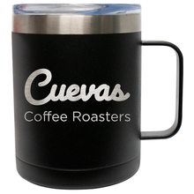 Load image into Gallery viewer, Frio 14 oz. Stainless Steel Mug w/ Cuevas Coffee Logo
